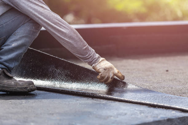 Professional Waterproofing technician working in Canton, NC